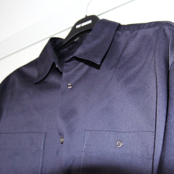BNWT AW19 ACNE STUDIOS OVERSIZED NAVY SHIRT JACKET 46 - Picture 4 of 13